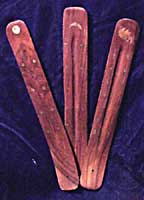 Wood ashcatchers with brass insets