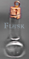 Bottle Necklace, Flask Style